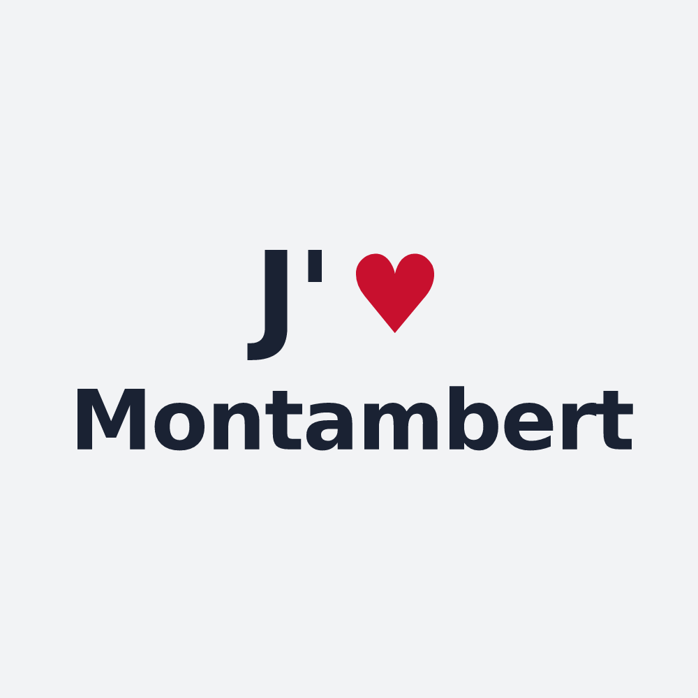 Poster personnalisé Montambert — design J'aime Montambert