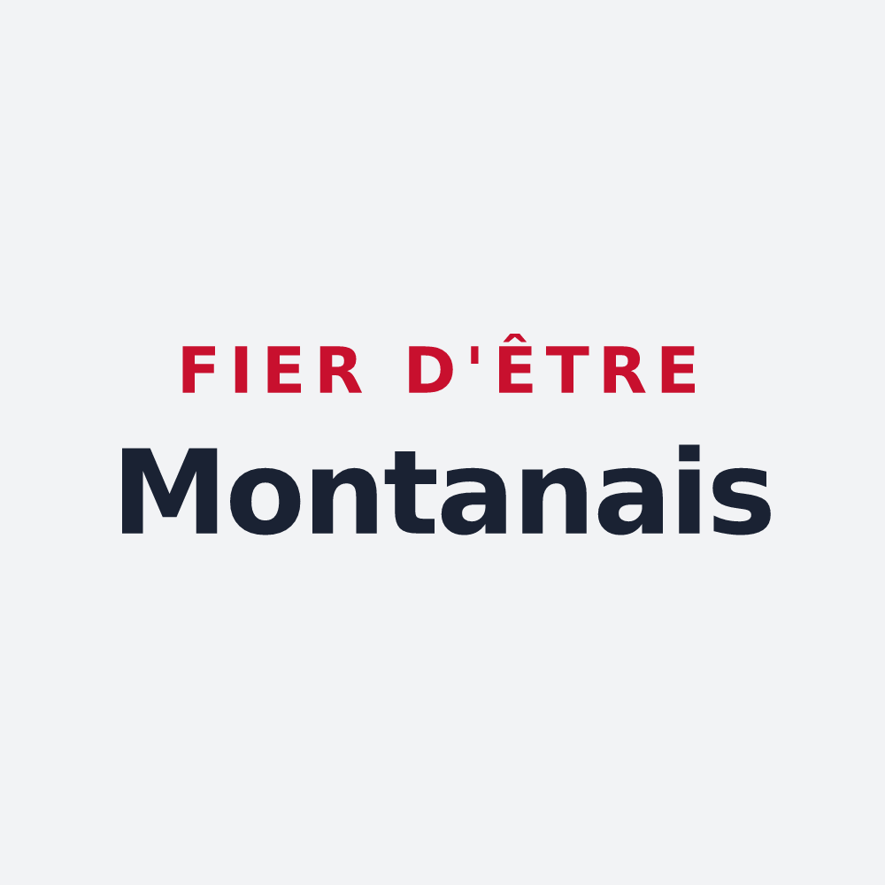 Poster « Fier d'être Montanais » — design pour Montans