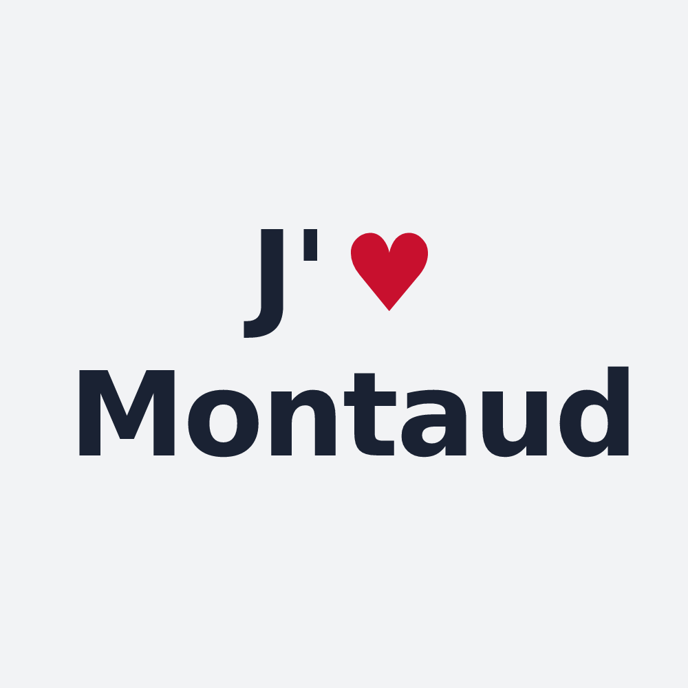 Poster personnalisé Montaud — design J'aime Montaud