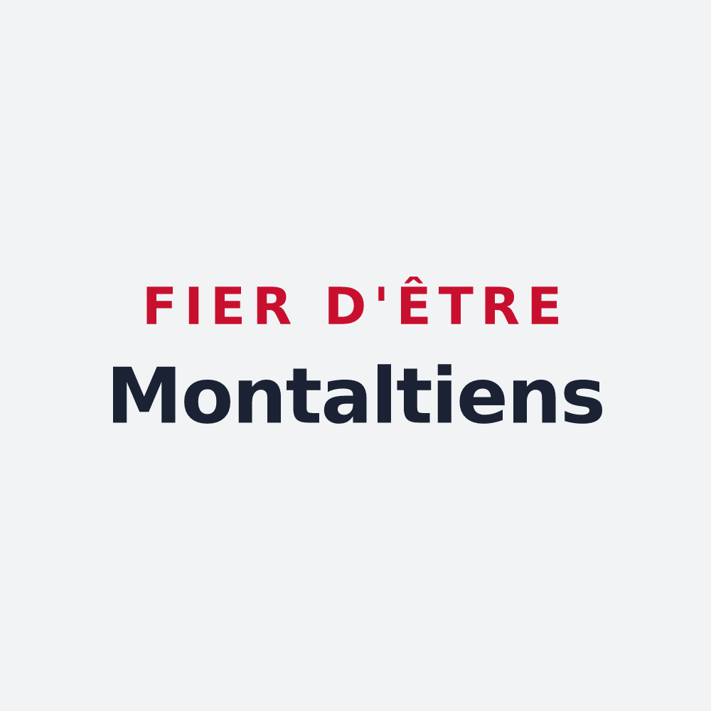Poster « Fier d'être Montaltiens » — design pour Montaut