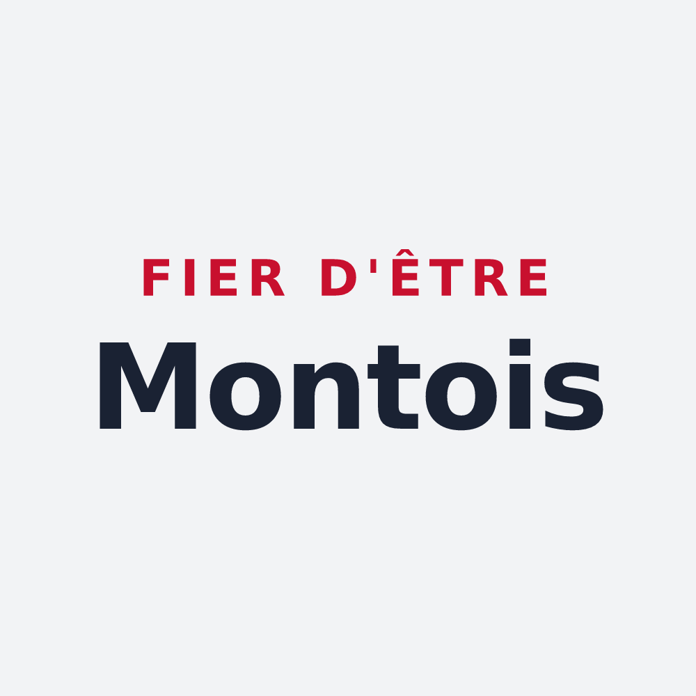 Poster « Fier d'être Montois » — design pour Montaut