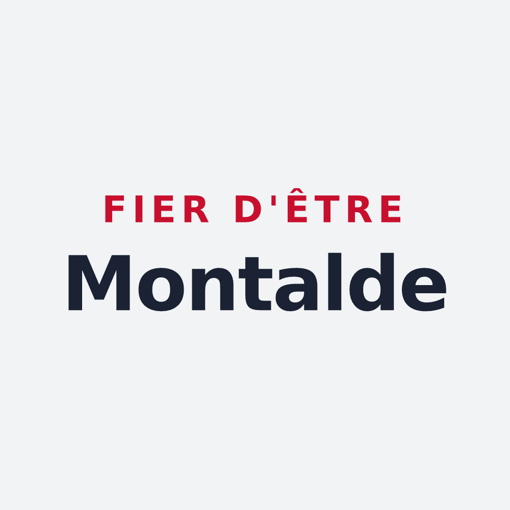 Poster « Fier d'être Montalde » — design pour Montaut