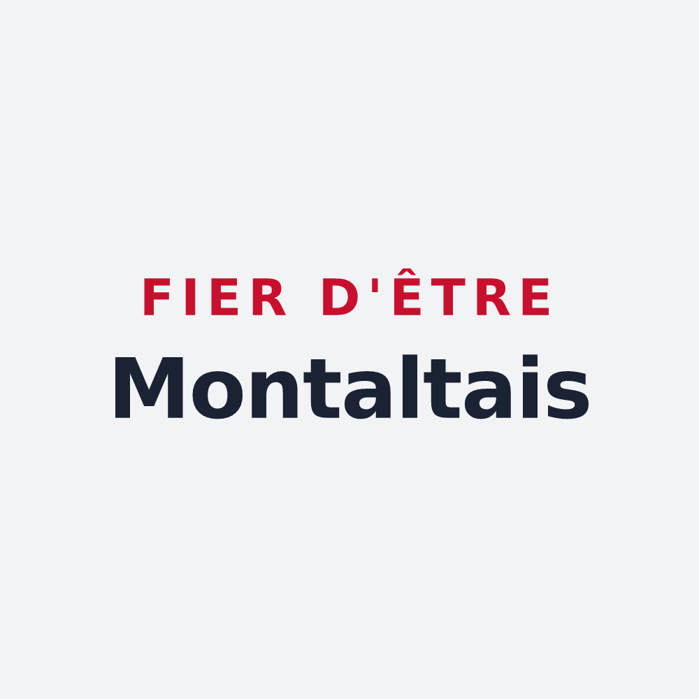 Poster « Fier d'être Montaltais » — design pour Montaut-les-Créneaux