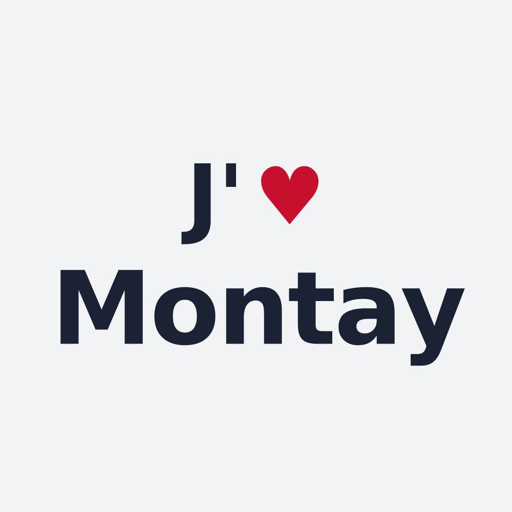 Poster personnalisé Montay — design J'aime Montay