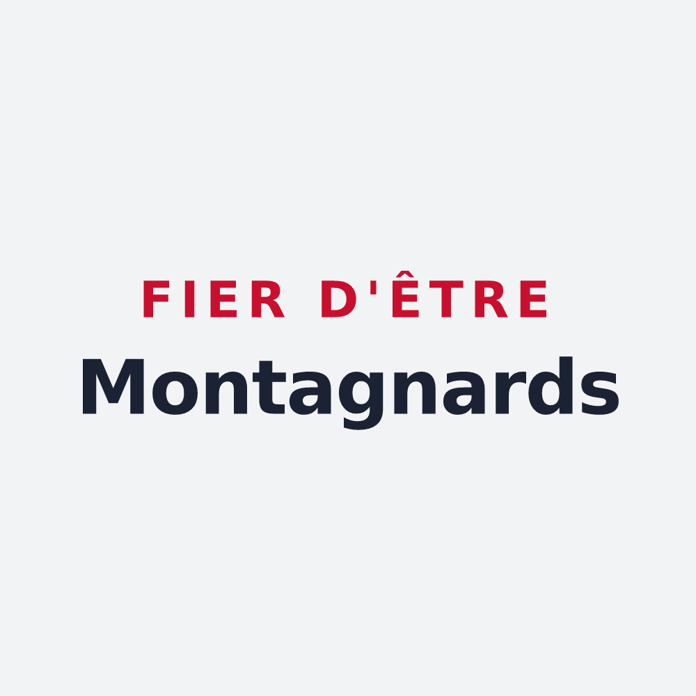 Poster « Fier d'être Montagnards » — design pour Montay