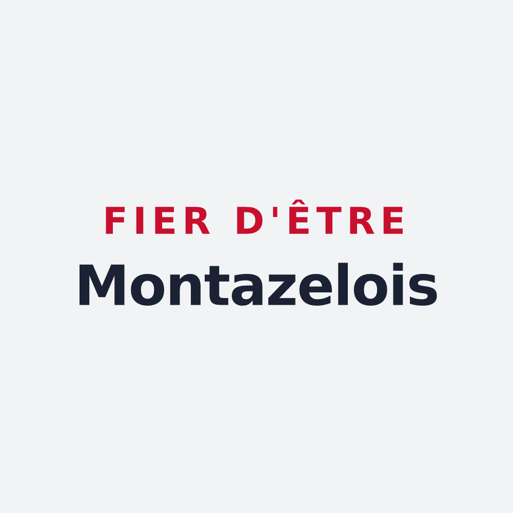Poster « Fier d'être Montazelois » — design pour Montazels