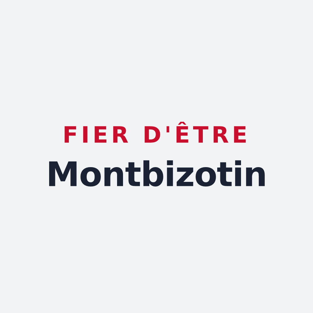 Poster « Fier d'être Montbizotin » — design pour Montbizot