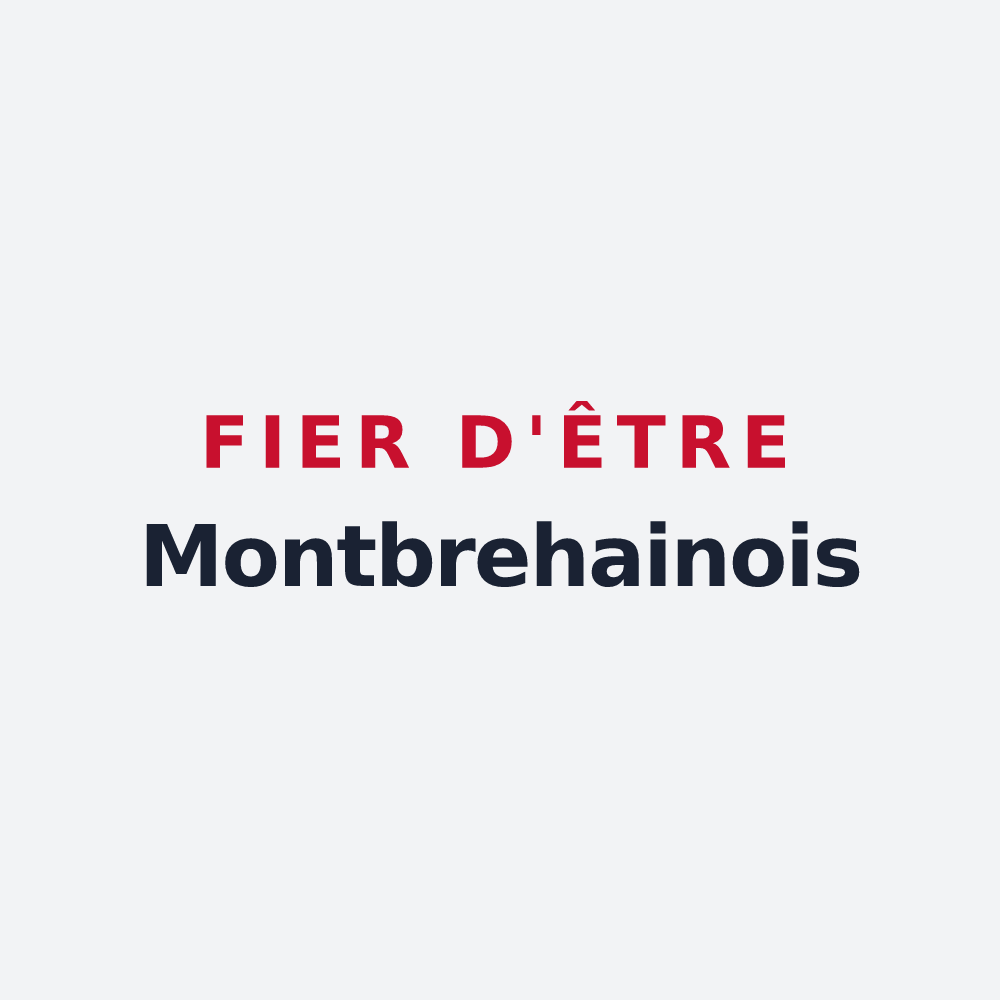 Poster « Fier d'être Montbrehainois » — design pour Montbrehain