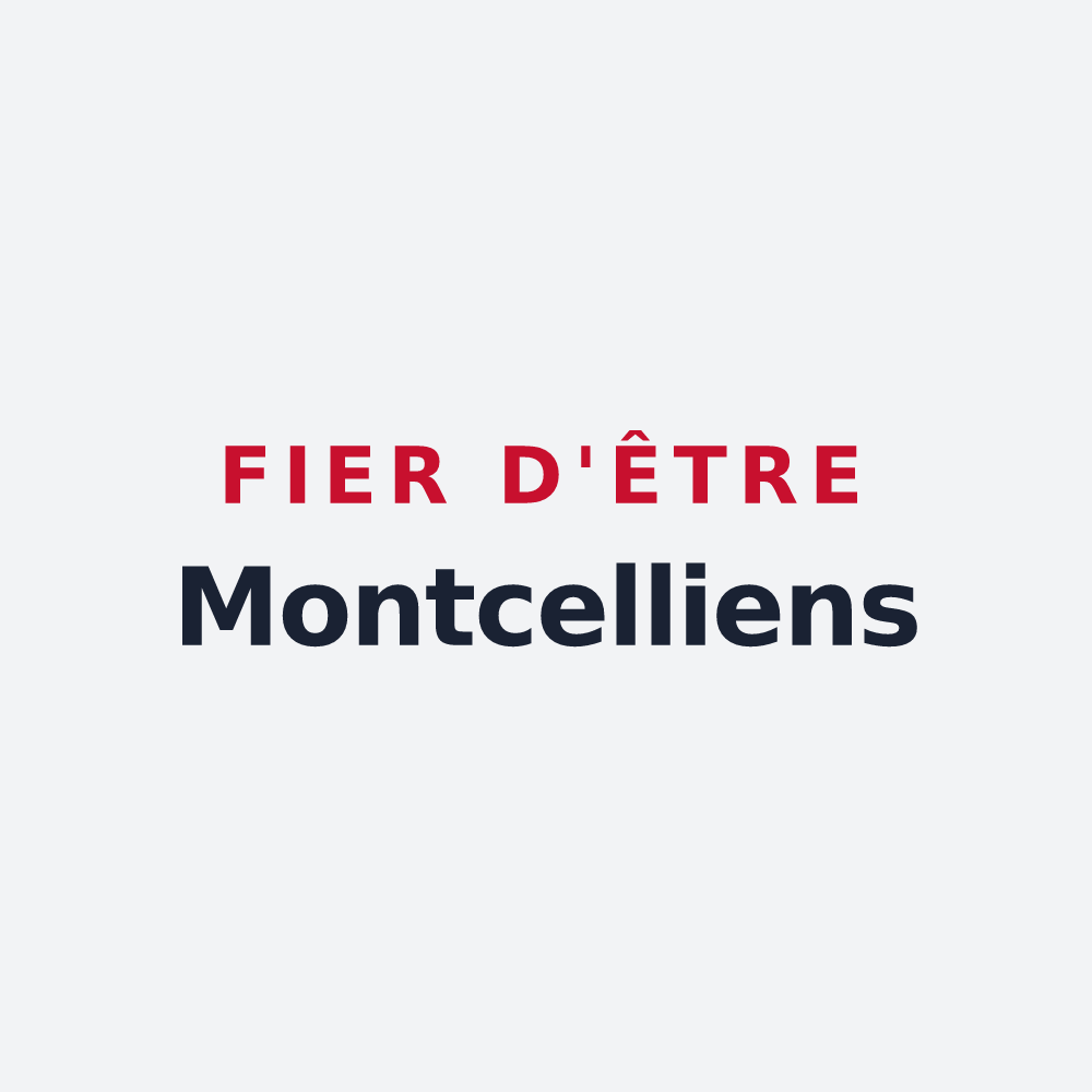 Poster « Fier d'être Montcelliens » — design pour Montcet