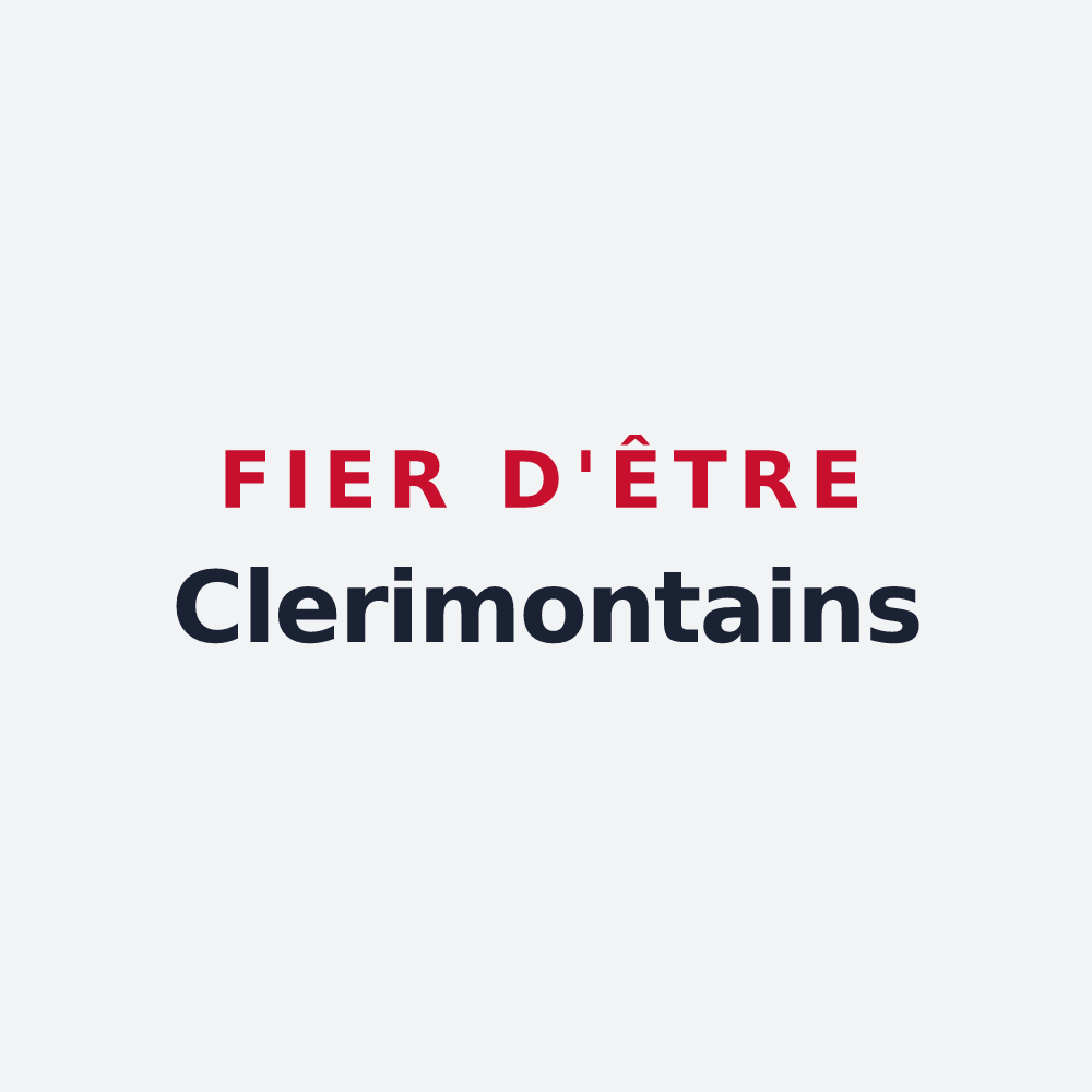 Poster « Fier d'être Clerimontains » — design pour Montclar-de-Comminges