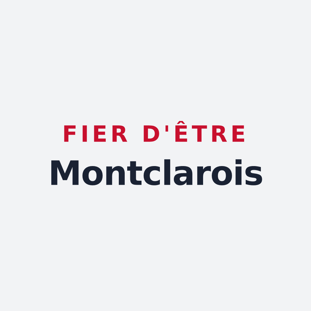 Poster « Fier d'être Montclarois » — design pour Montclar-sur-Gervanne