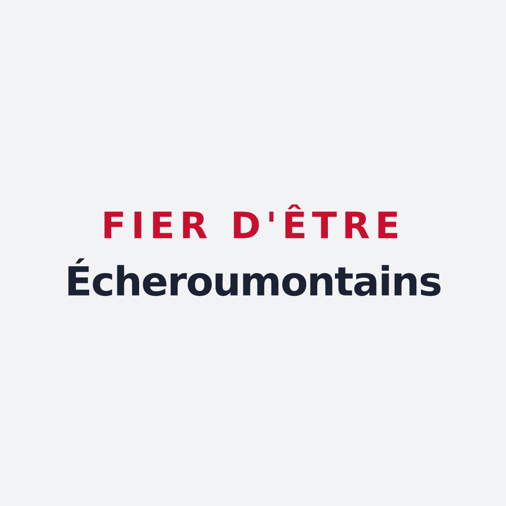 Poster « Fier d'être Écheroumontains » — design pour Montécheroux