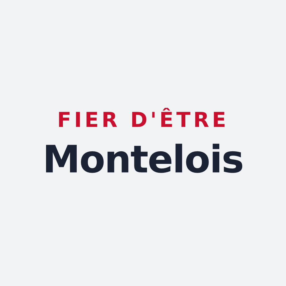 Poster « Fier d'être Montelois » — design pour Montels