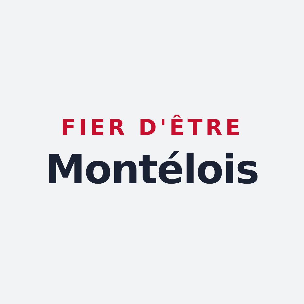 Poster « Fier d'être Montélois » — design pour Montels