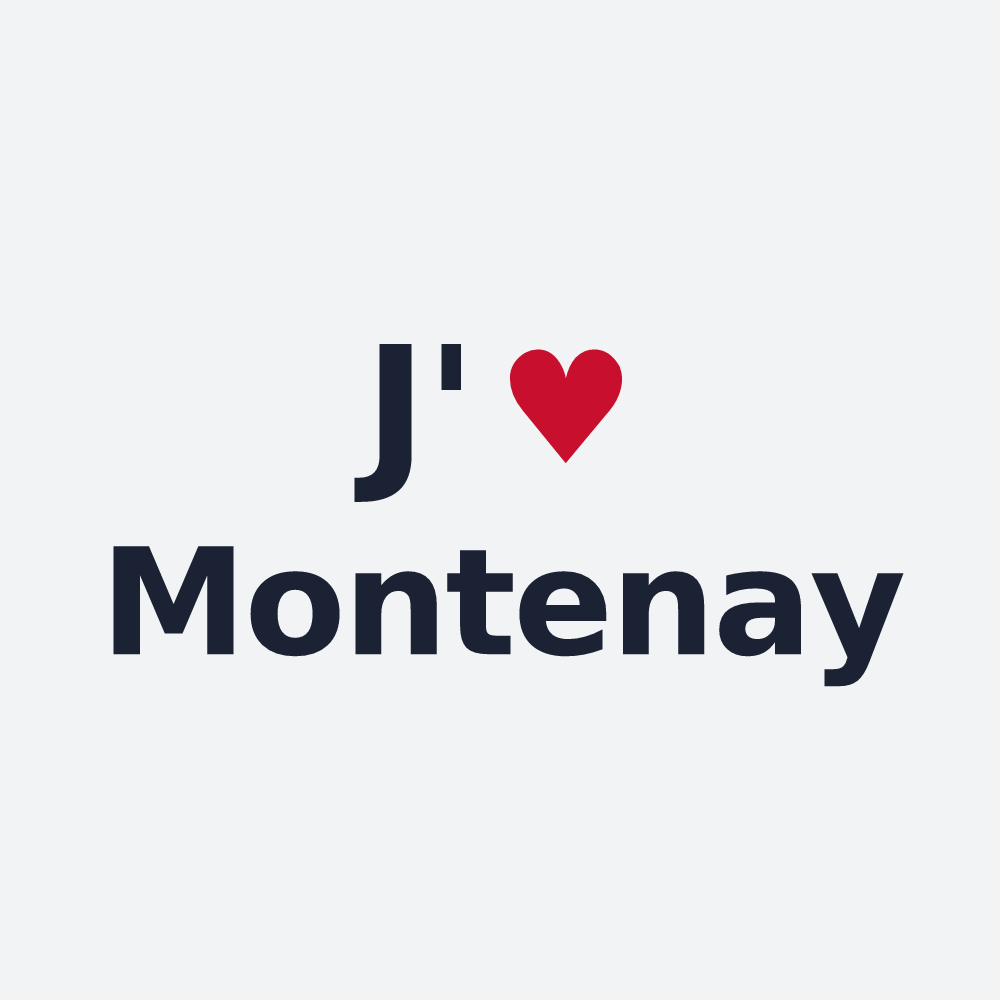 Poster personnalisé Montenay — design J'aime Montenay