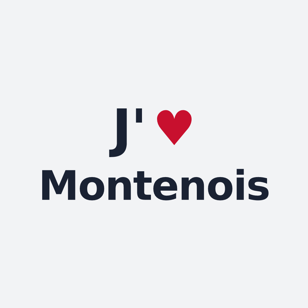Poster personnalisé Montenois — design J'aime Montenois