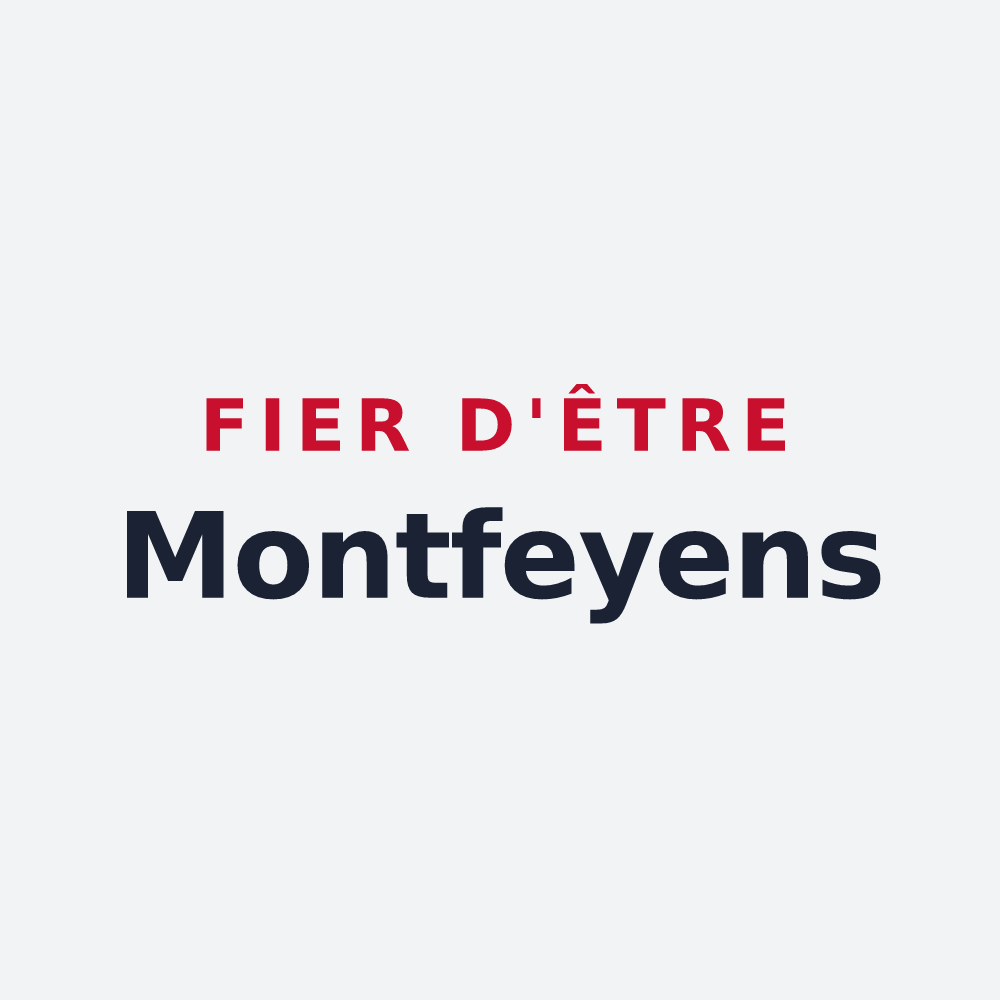 Poster « Fier d'être Montfeyens » — design pour Montfey