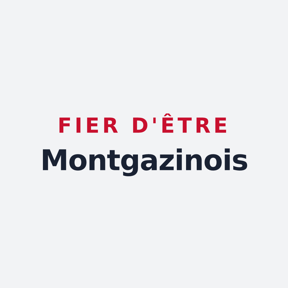 Poster « Fier d'être Montgazinois » — design pour Montgazin