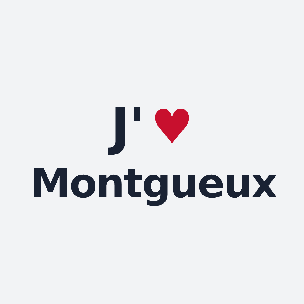 Poster personnalisé Montgueux — design J'aime Montgueux