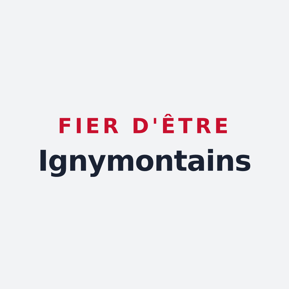 Poster « Fier d'être Ignymontains » — design pour Montigny-lès-Cormeilles