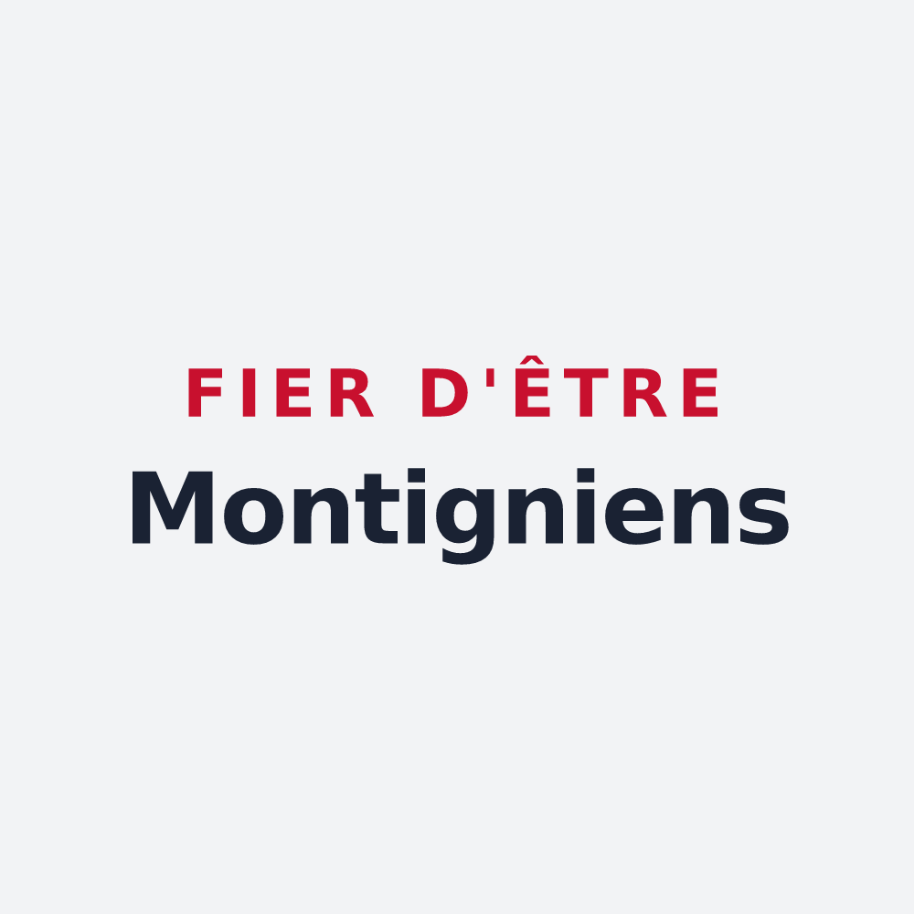 Poster « Fier d'être Montigniens » — design pour Montigny-lès-Metz