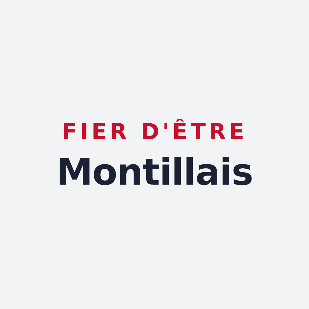 Poster « Fier d'être Montillais » — design pour Montilly-sur-Noireau