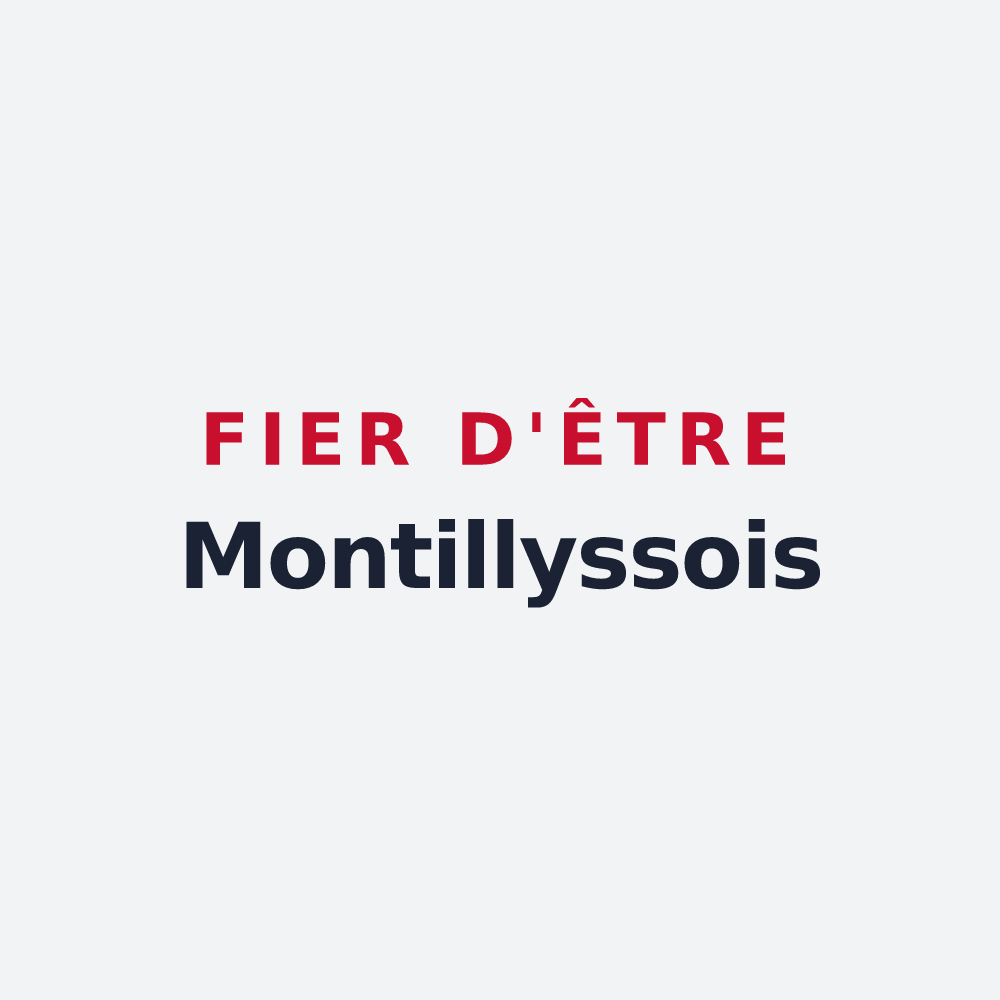 Poster « Fier d'être Montillyssois » — design pour Montilly