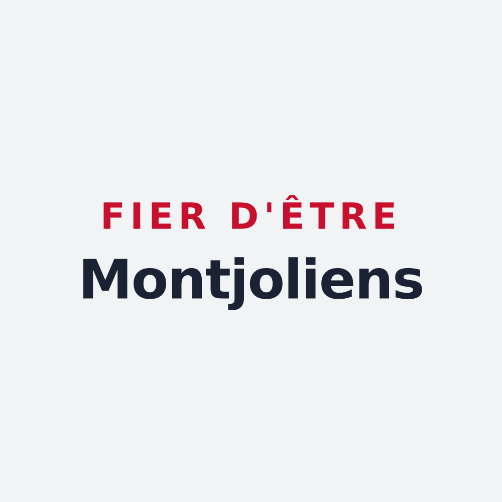 Poster « Fier d'être Montjoliens » — design pour Montjoie-en-Couserans