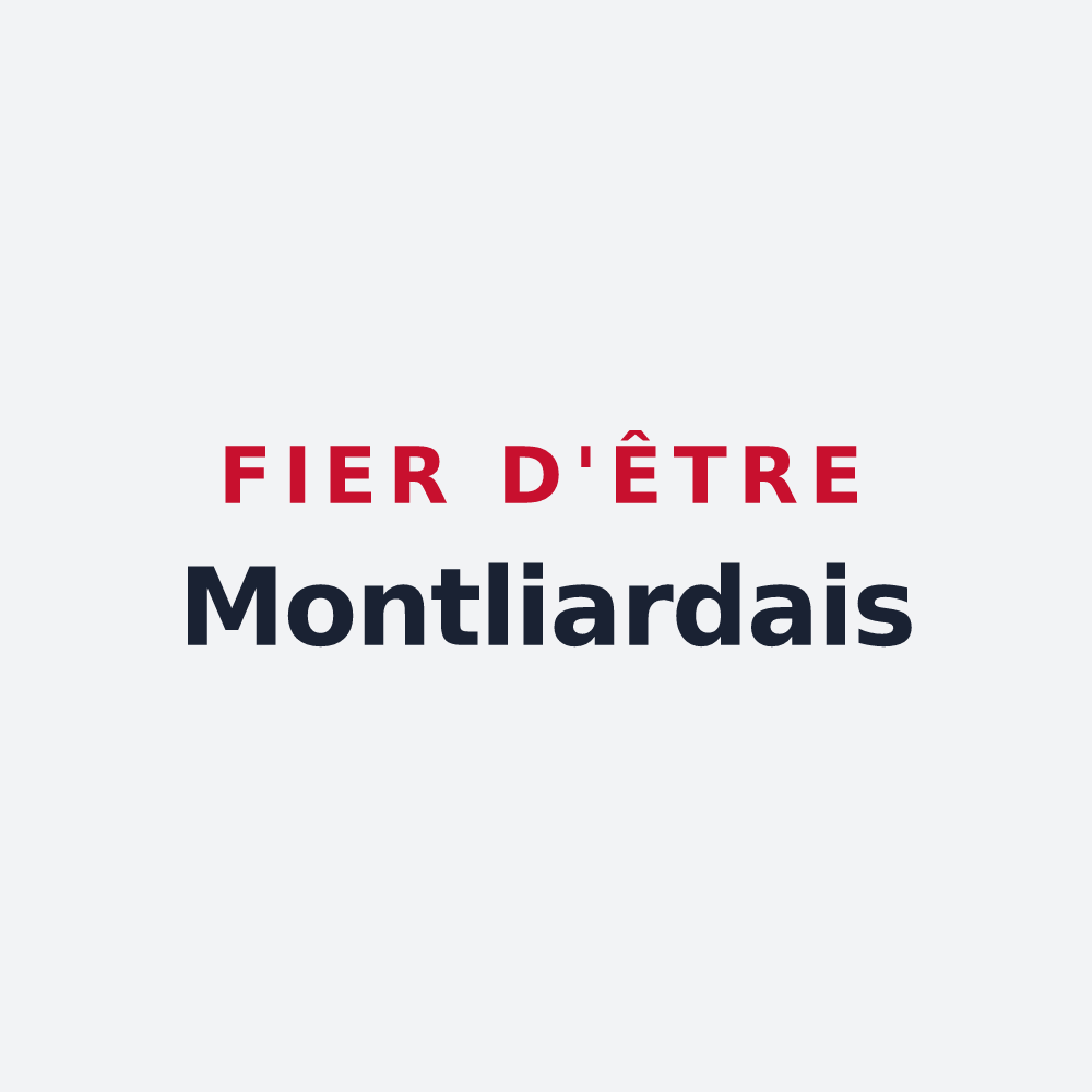 Poster « Fier d'être Montliardais » — design pour Montliard