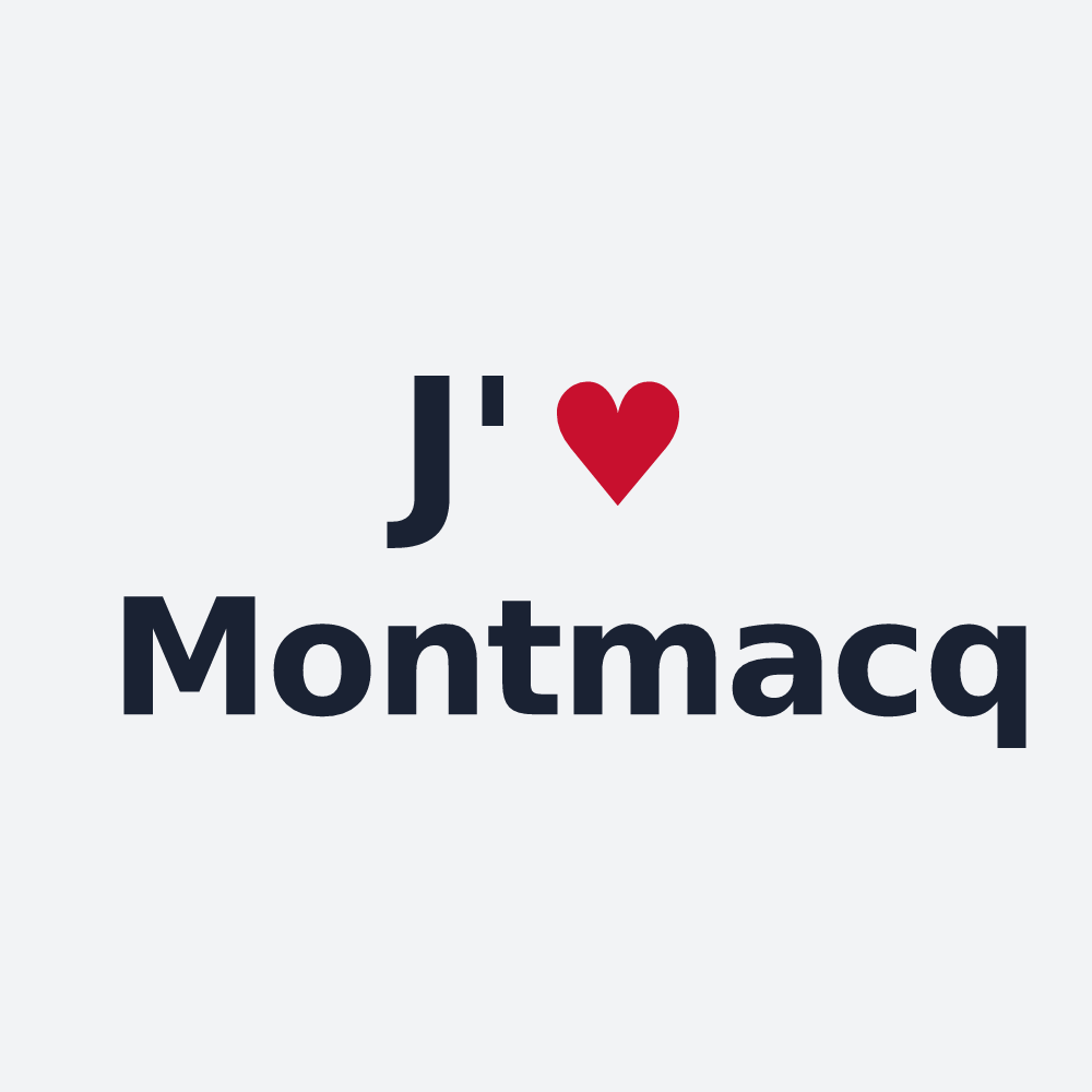 Poster personnalisé Montmacq — design J'aime Montmacq