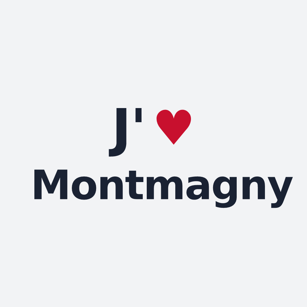 Poster personnalisé Montmagny — design J'aime Montmagny