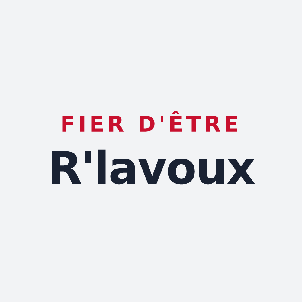 Poster « Fier d'être R'lavoux » — design pour Montmahoux