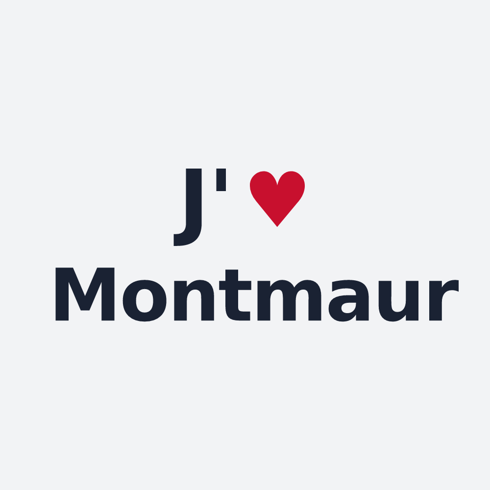 Poster personnalisé Montmaur — design J'aime Montmaur