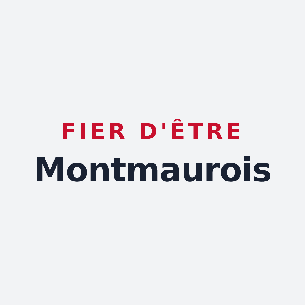 Poster « Fier d'être Montmaurois » — design pour Montmaur-en-Diois