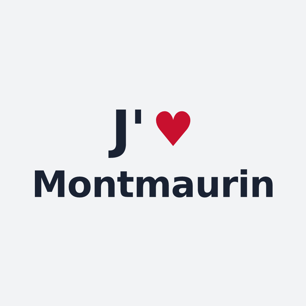 Poster personnalisé Montmaurin — design J'aime Montmaurin