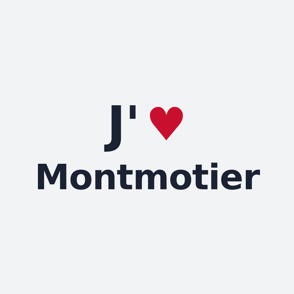 Poster personnalisé Montmotier — design J'aime Montmotier