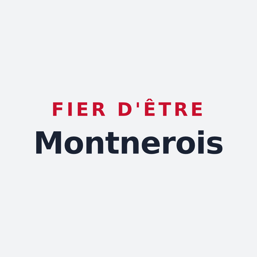 Poster « Fier d'être Montnerois » — design pour Montner