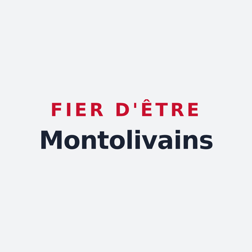 Poster « Fier d'être Montolivains » — design pour Montolieu