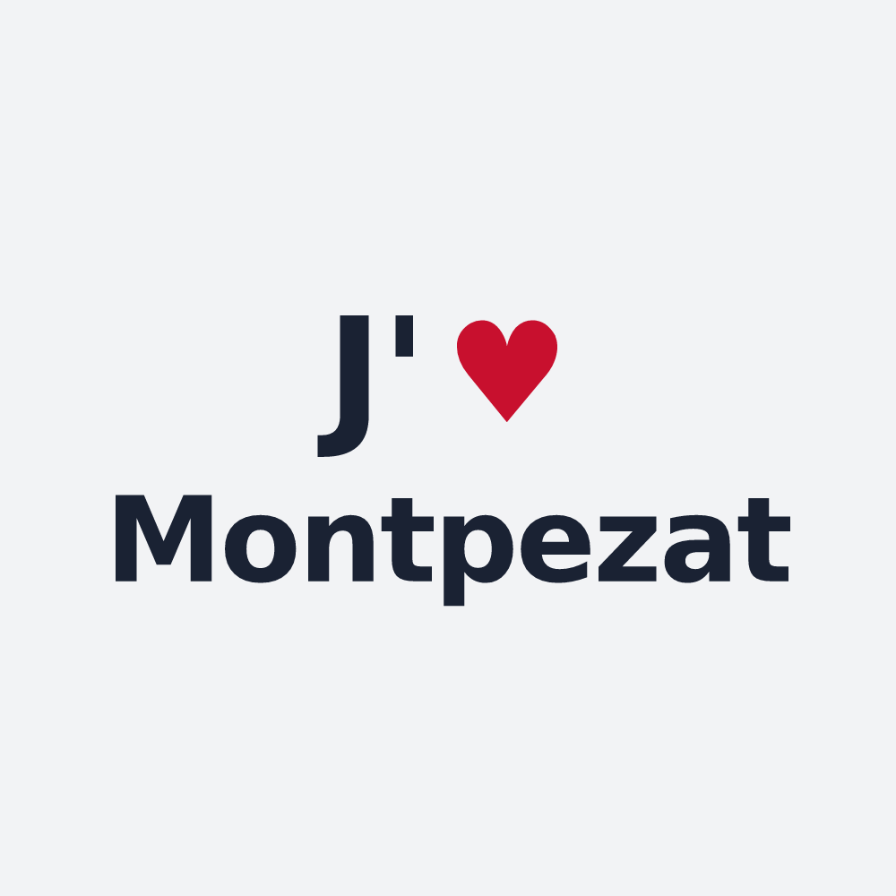 Poster personnalisé Montpezat — design J'aime Montpezat