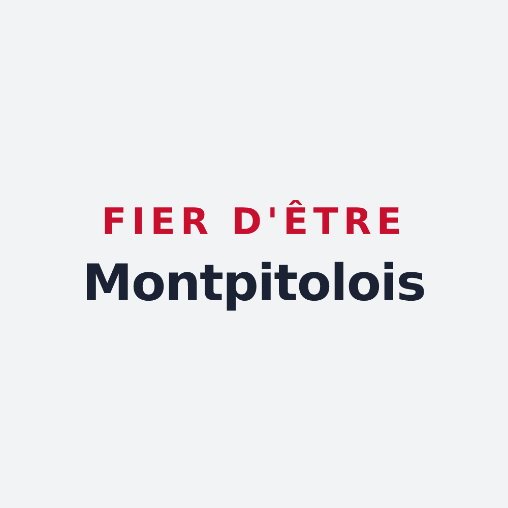 Poster « Fier d'être Montpitolois » — design pour Montpitol