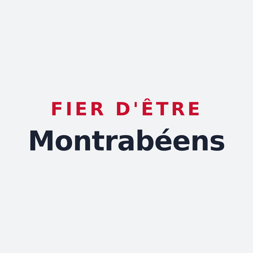 Poster « Fier d'être Montrabéens » — design pour Montrabé