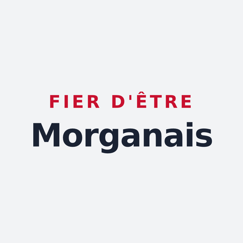 Poster « Fier d'être Morganais » — design pour Montregard
