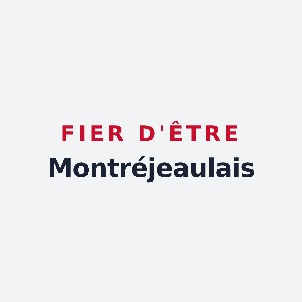 Poster « Fier d'être Montréjeaulais » — design pour Montréjeau