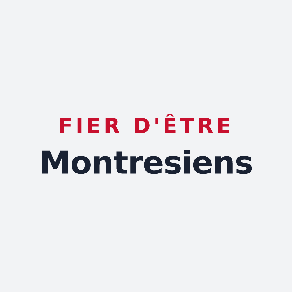 Poster « Fier d'être Montresiens » — design pour Montreux