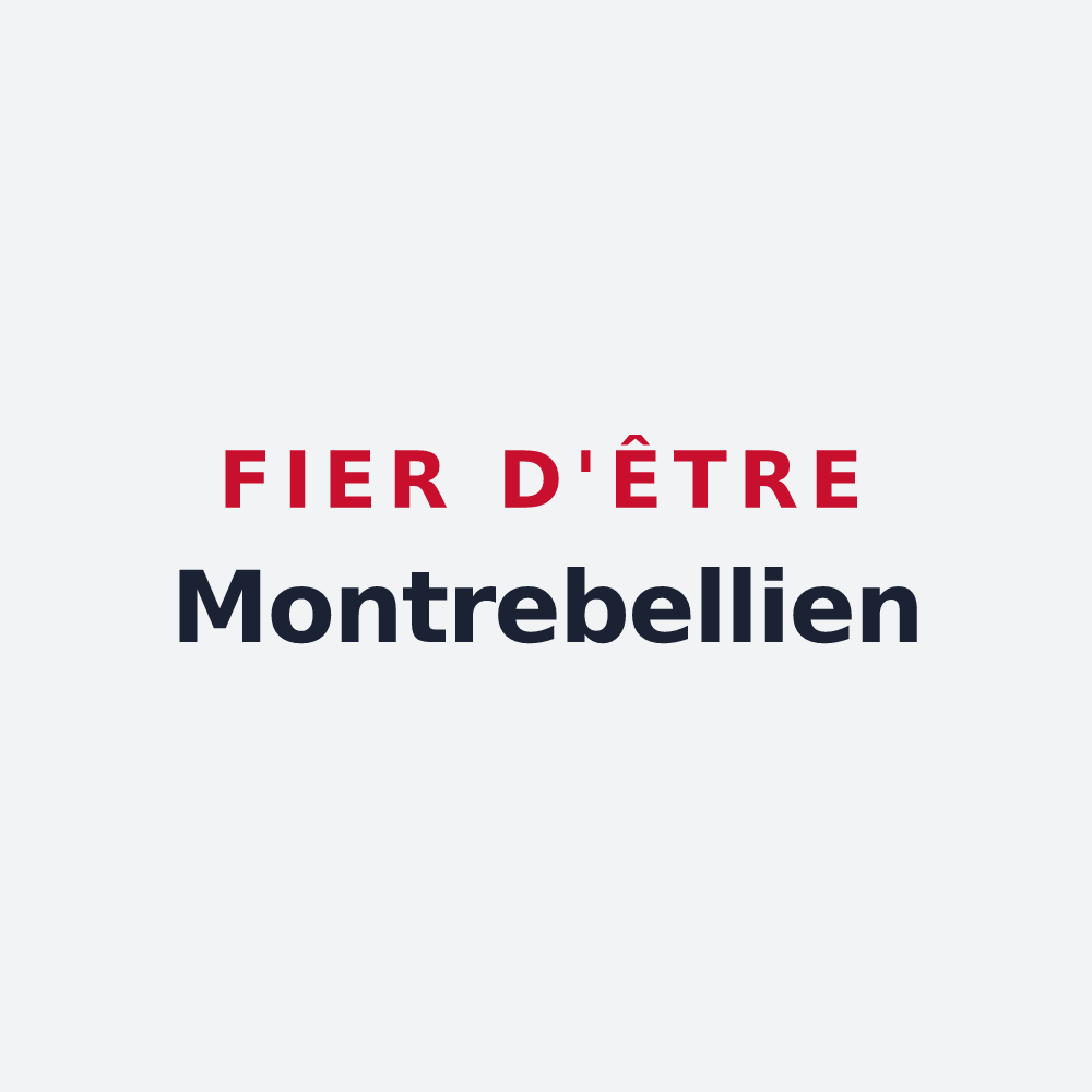 Poster « Fier d'être Montrebellien » — design pour Montrevault-sur-Èvre