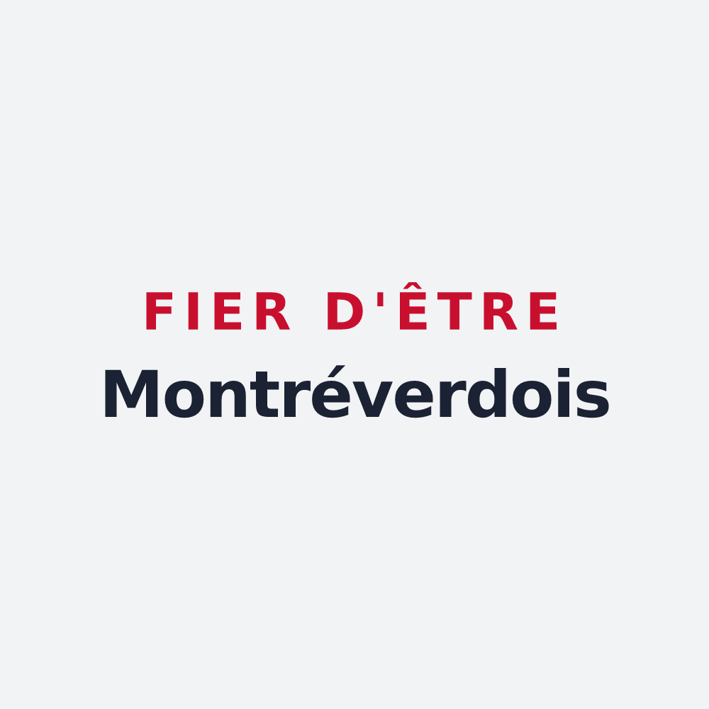 Poster « Fier d'être Montréverdois » — design pour Montréverd