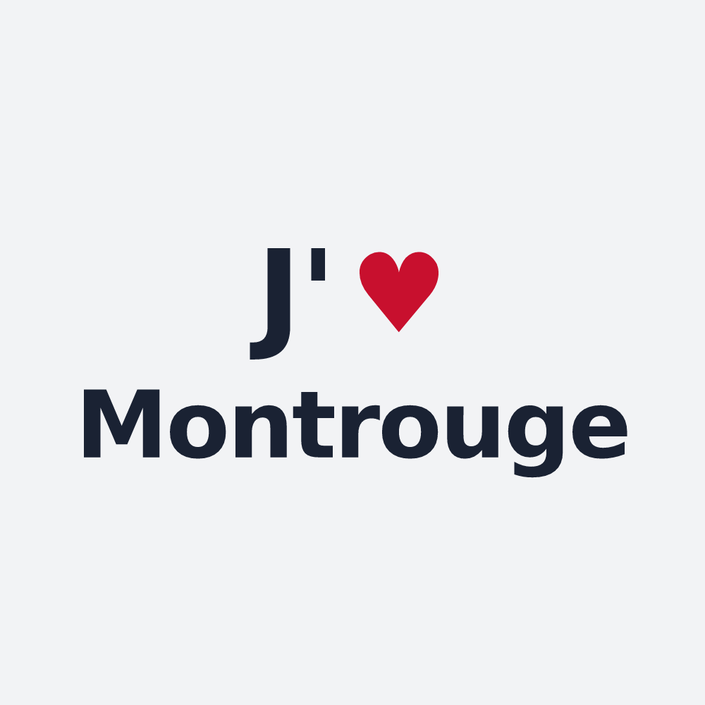 Poster personnalisé Montrouge — design J'aime Montrouge
