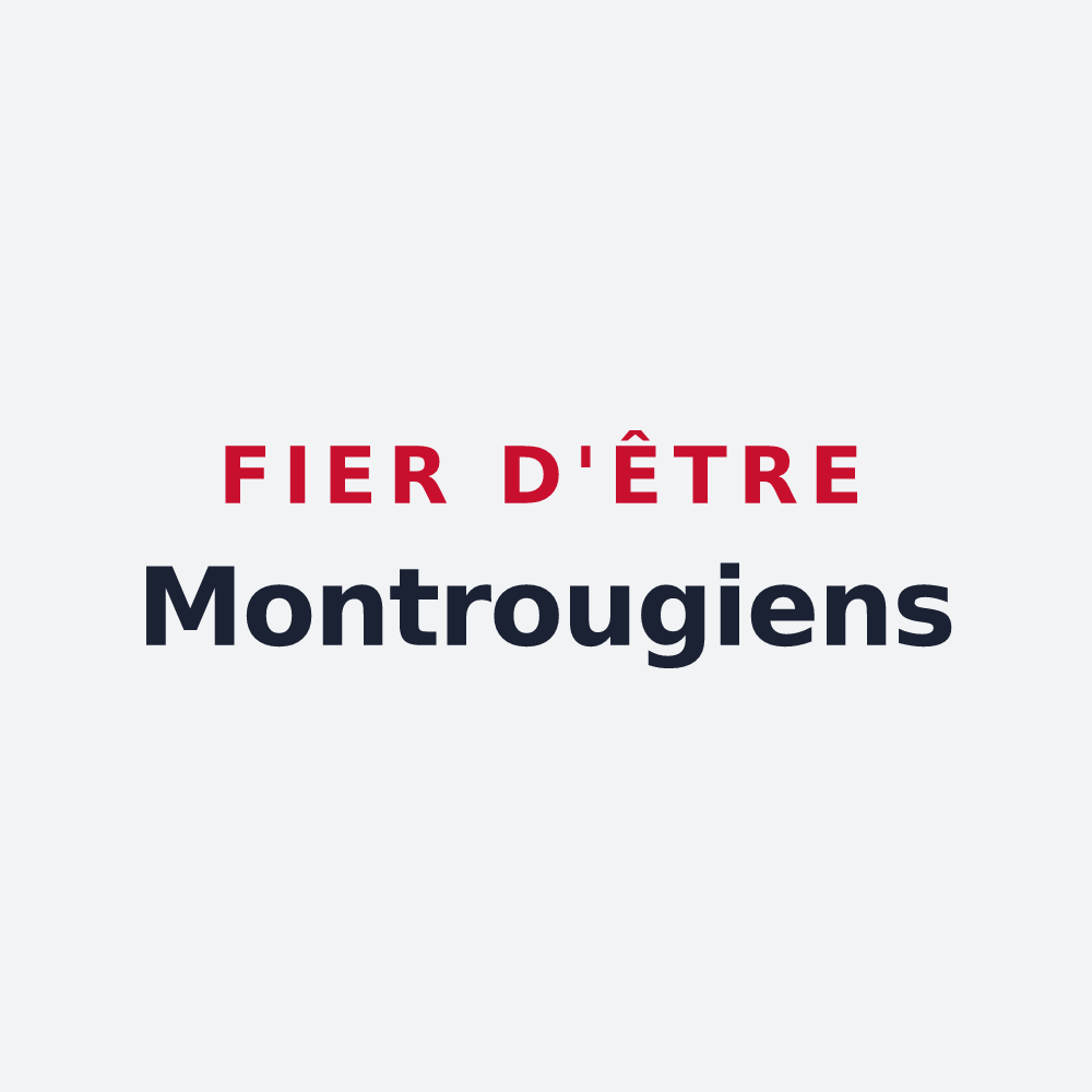 Poster « Fier d'être Montrougiens » — design pour Montrouge