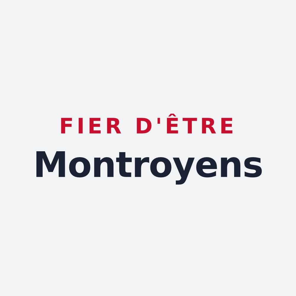 Poster « Fier d'être Montroyens » — design pour Montroy
