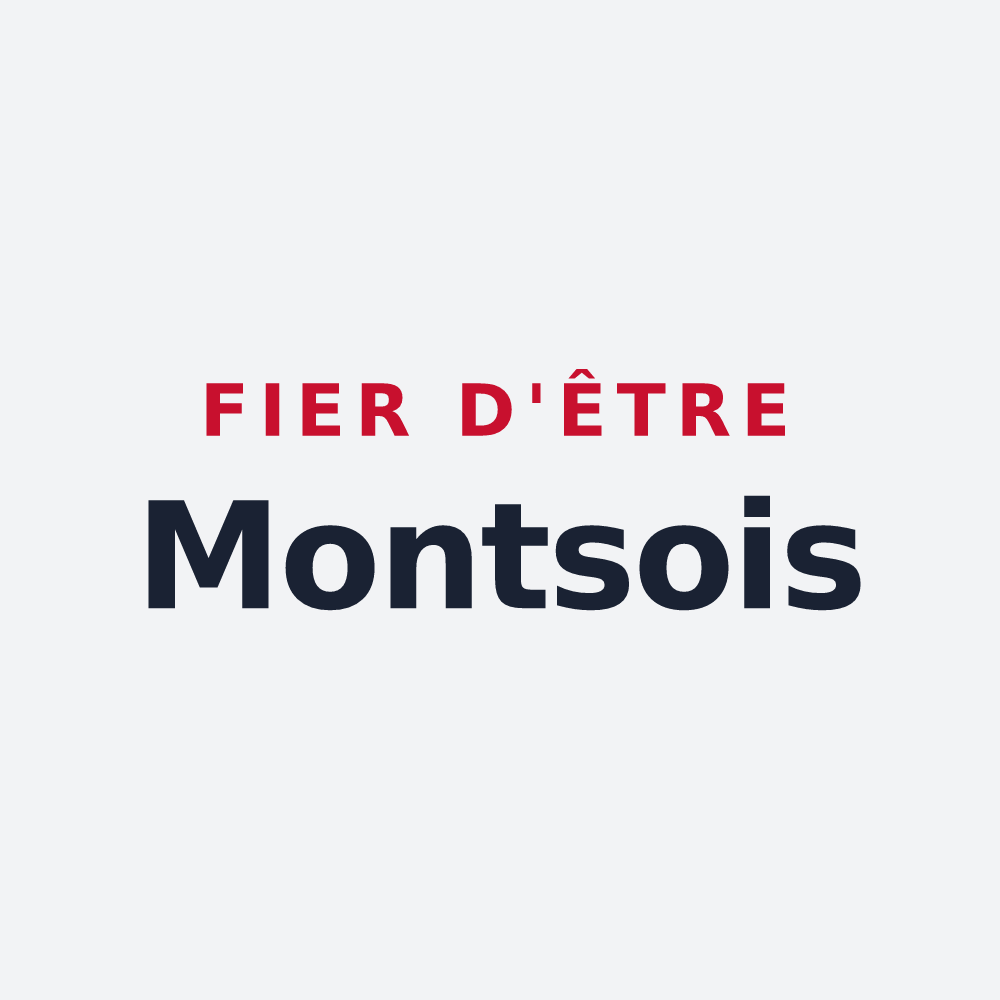 Poster « Fier d'être Montsois » — design pour Monts